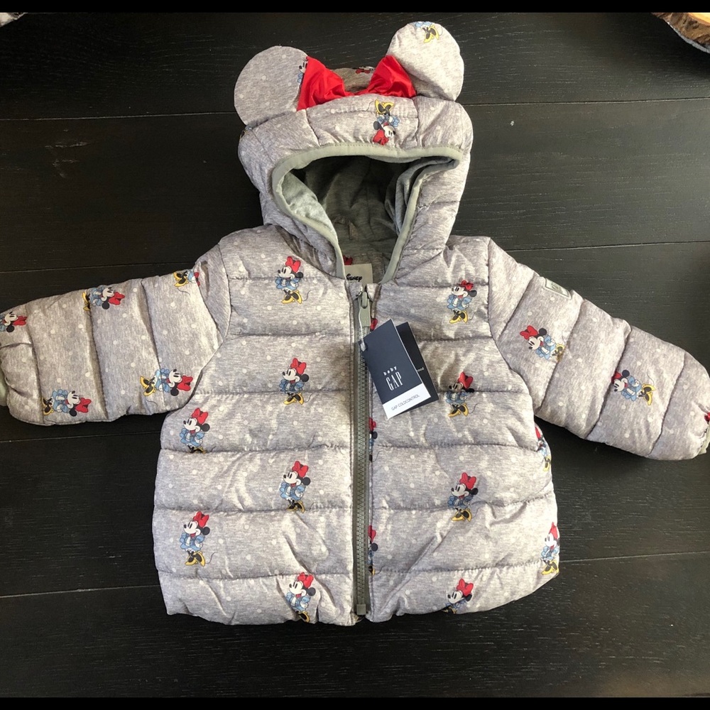 Baby Gap 0-6month Minnie Mouse Cold Control Jacket